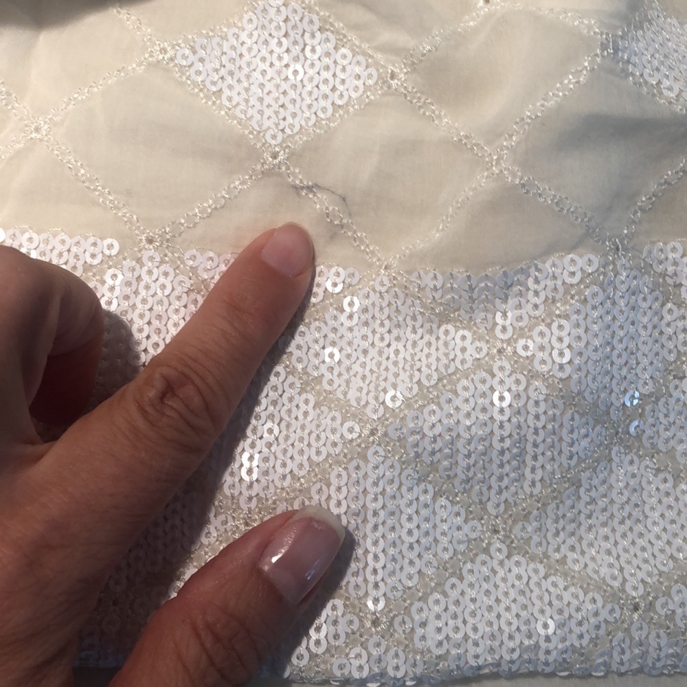 Gold Hawk Silk Sequined Top - Picture 13 of 13